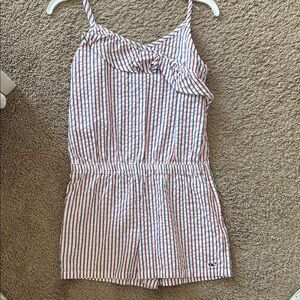 Vineyard Vines Red, Blue & White Striped Tank with Whale Logo